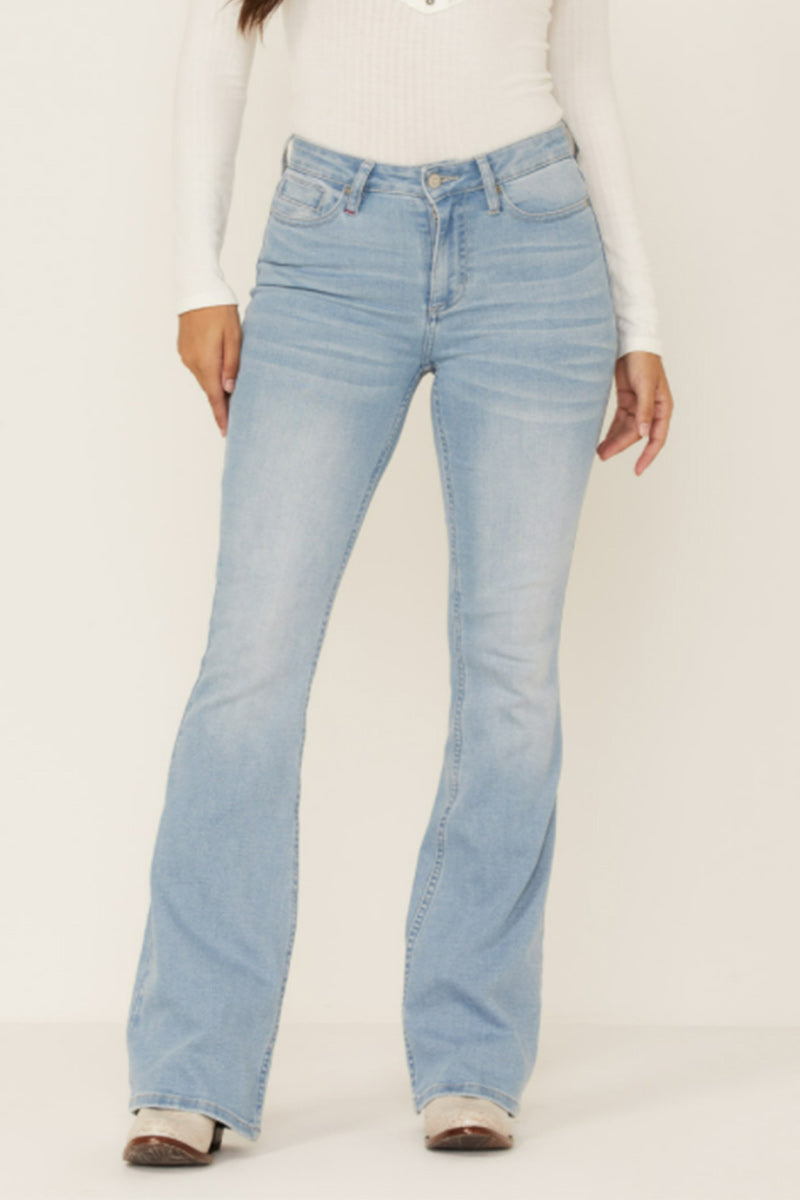 2023 Vintage Mid Waist Flare Jeans