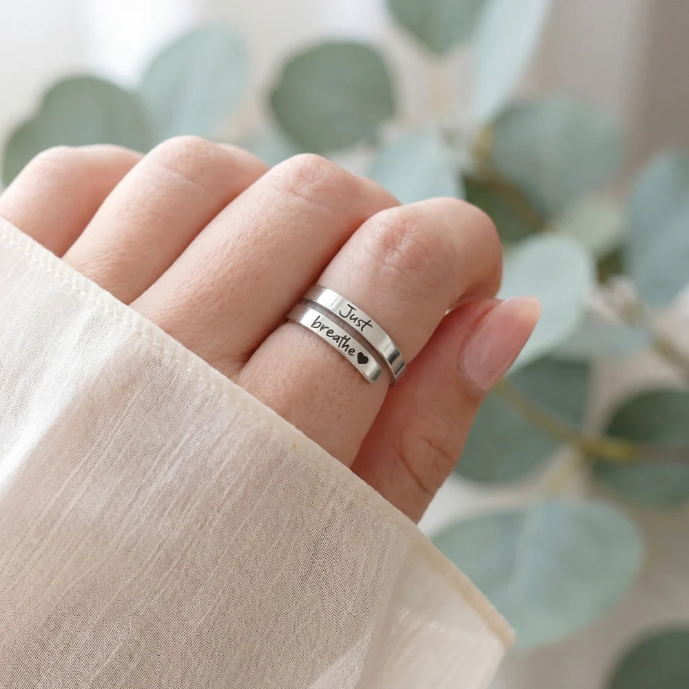 Just Breathe Ring
