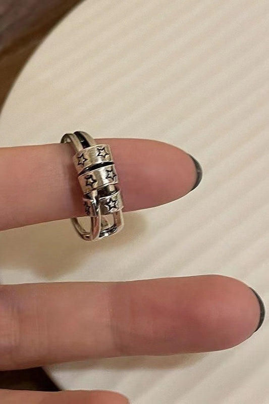 Hip Hop Star Metal Open Ring