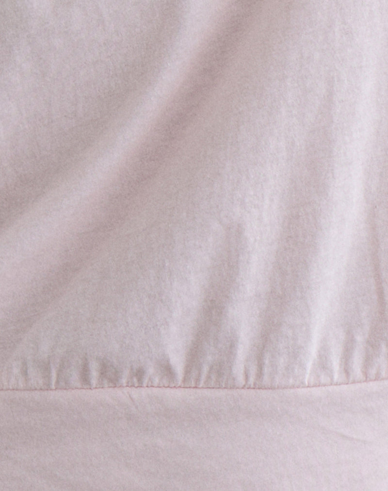 Daral Long Sleeve Top in Jersey Light Pink