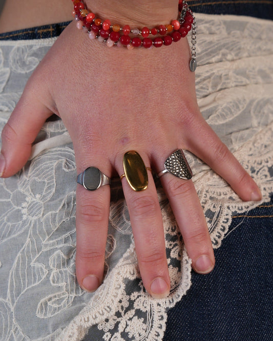 Kaitlyn - Ring - Stainless Steel - Adjustable