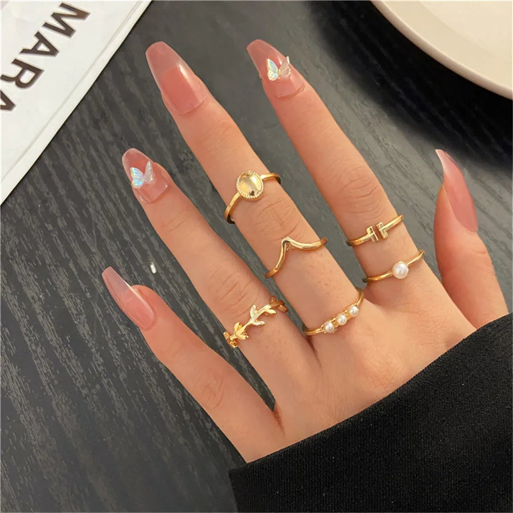 Punk Vintage Gothic Poker Ring