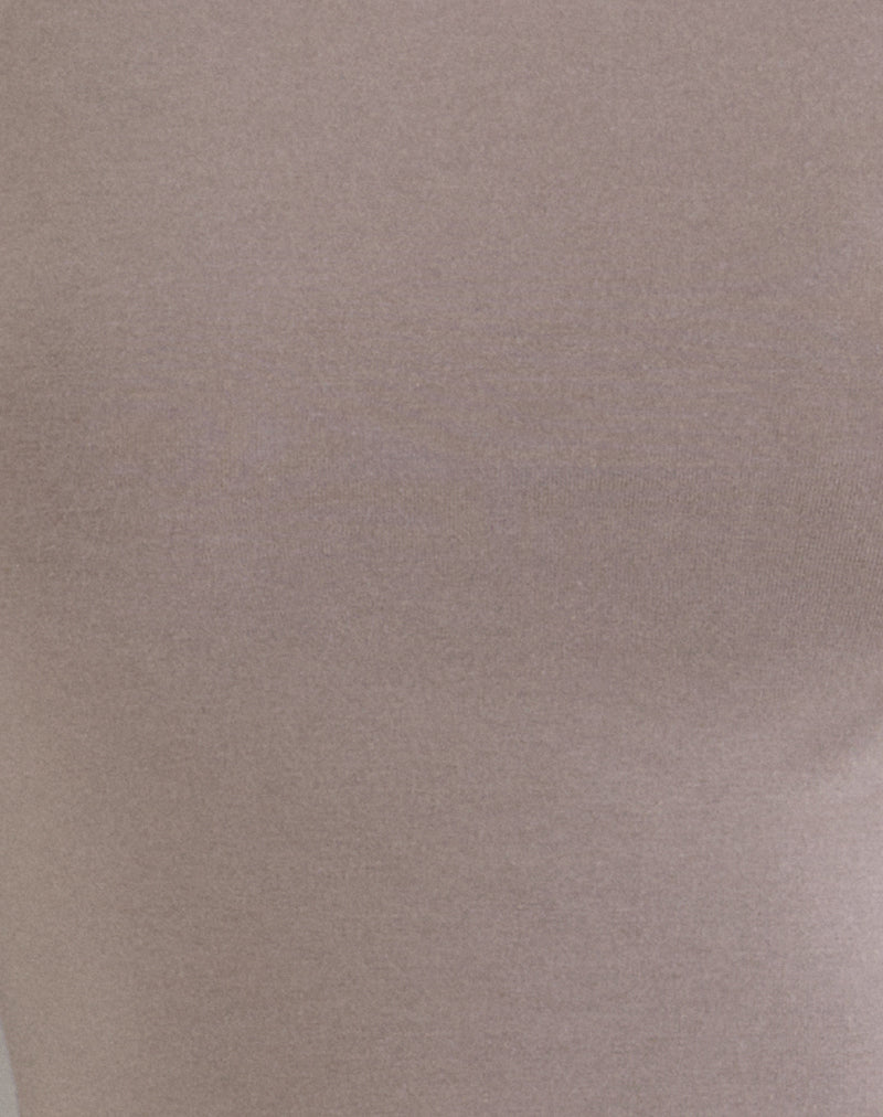 Janana Long Sleeve Top in Cotton Moon Rock