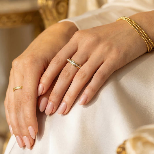 Crystal Spinner Ring