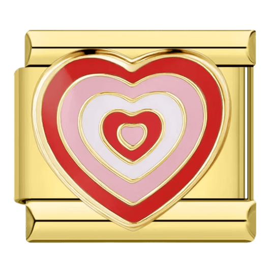 Pink Hearts Charm
