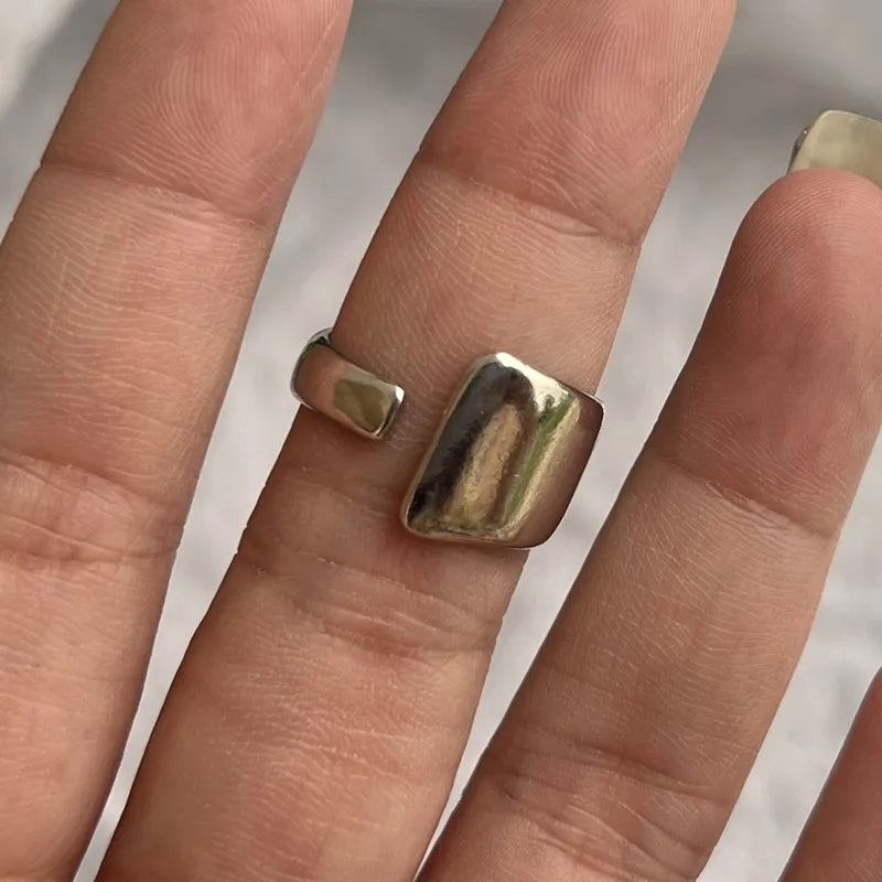 Y2K Crystal Heart Gothic Ring