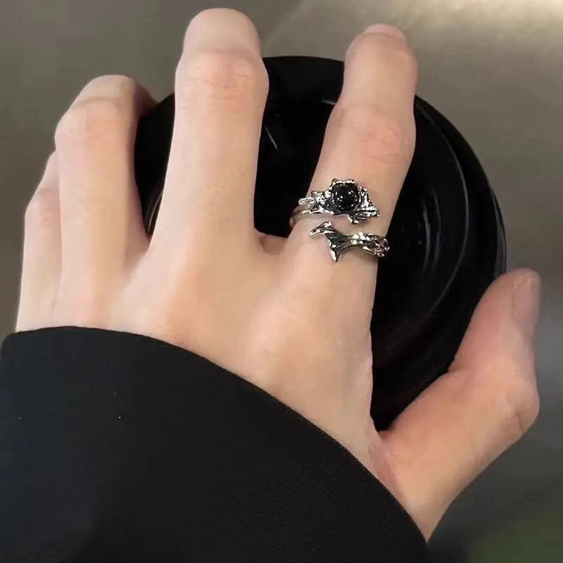 Gothic Irregular Gemstone Ring