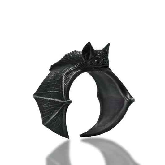 Vintage Halloween Bat Gothic Ring