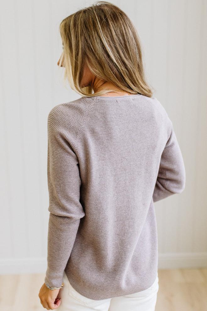 Sophie Mini Waffle Sweater