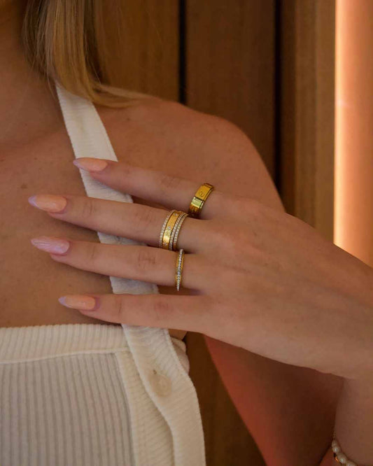 Allegra Worry Ring - 18K Gold Vermeil