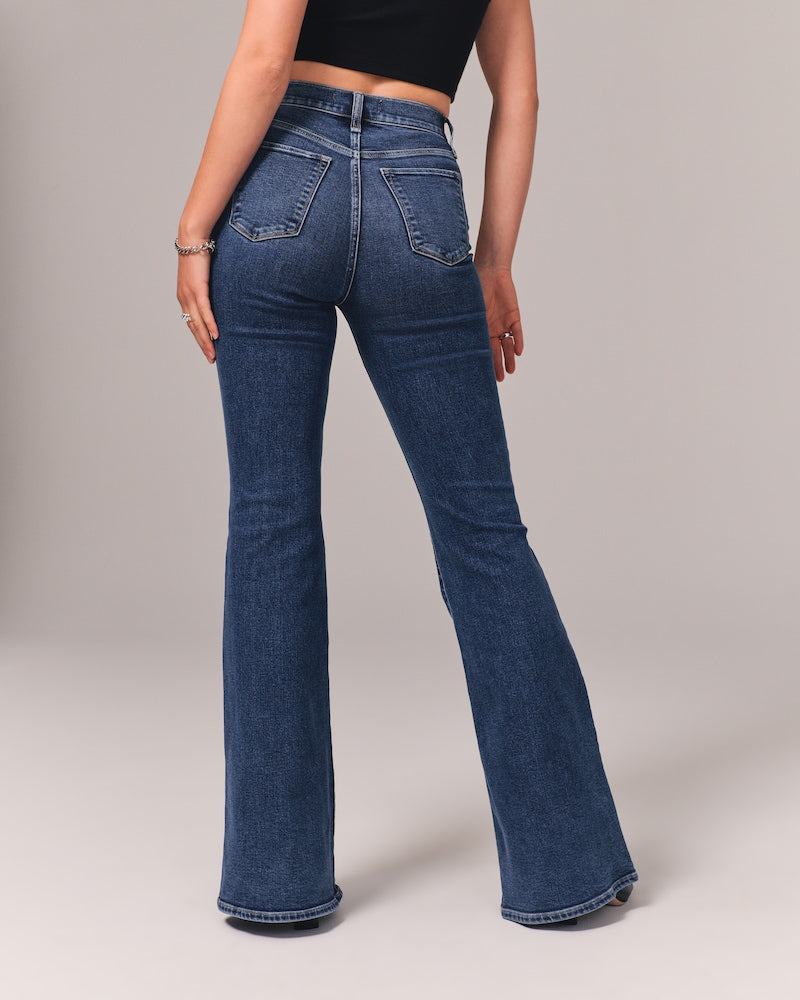 Ultra High Rise Stretch Flare Jean(Buy 2 Free Shipping)