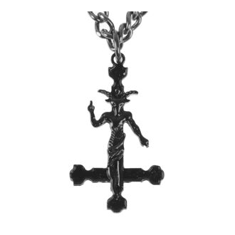 Baphomet Cross collar