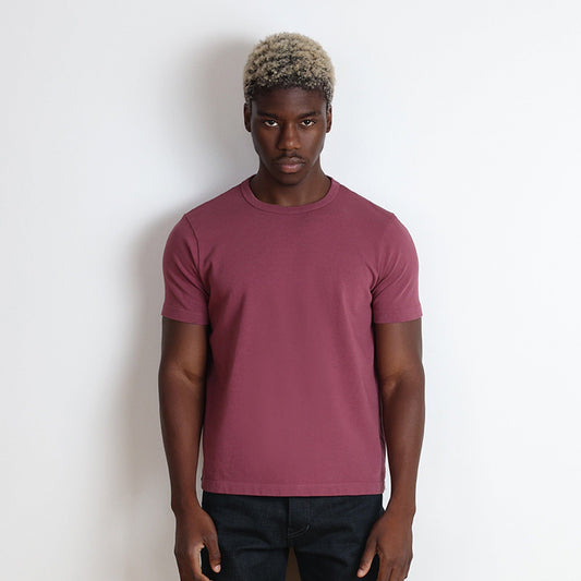 Los Feliz Crop Muscle Tee II | Heavyweight | 13.5oz - Vintage Maroon