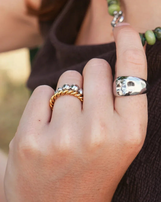 Yara - Ring - Stainless Steel - Adjustable