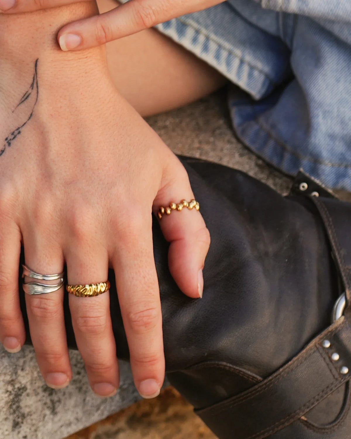 Mariella - Ring - Stainless Steel - Adjustable