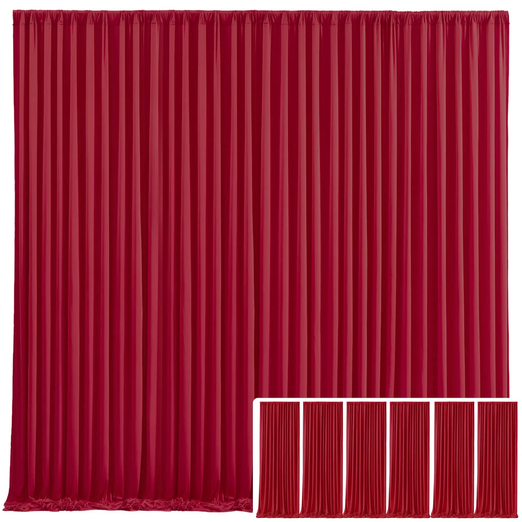 ✨ Elegant Backdrop Curtains – Soft Polyester Drapes for Wedding, Party & Home Decoration (Easy Setup & Reusable)
