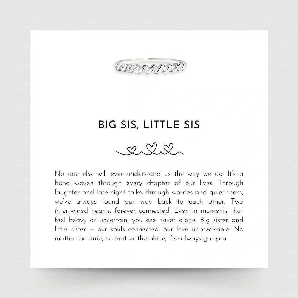 To My Sister - Forever Intertwined Ring