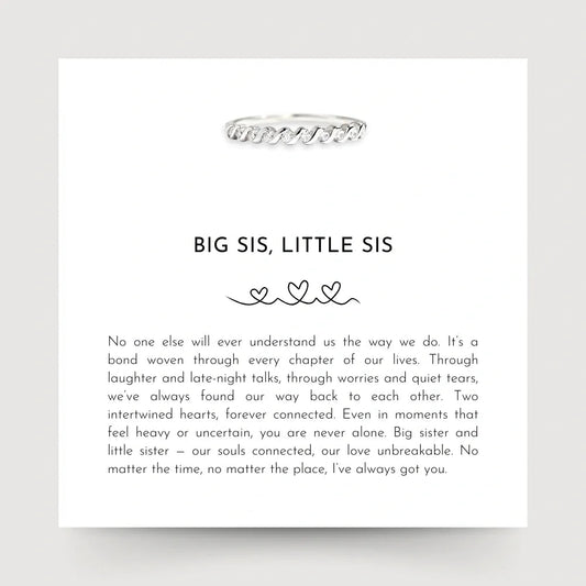 To My Sister - Forever Intertwined Ring