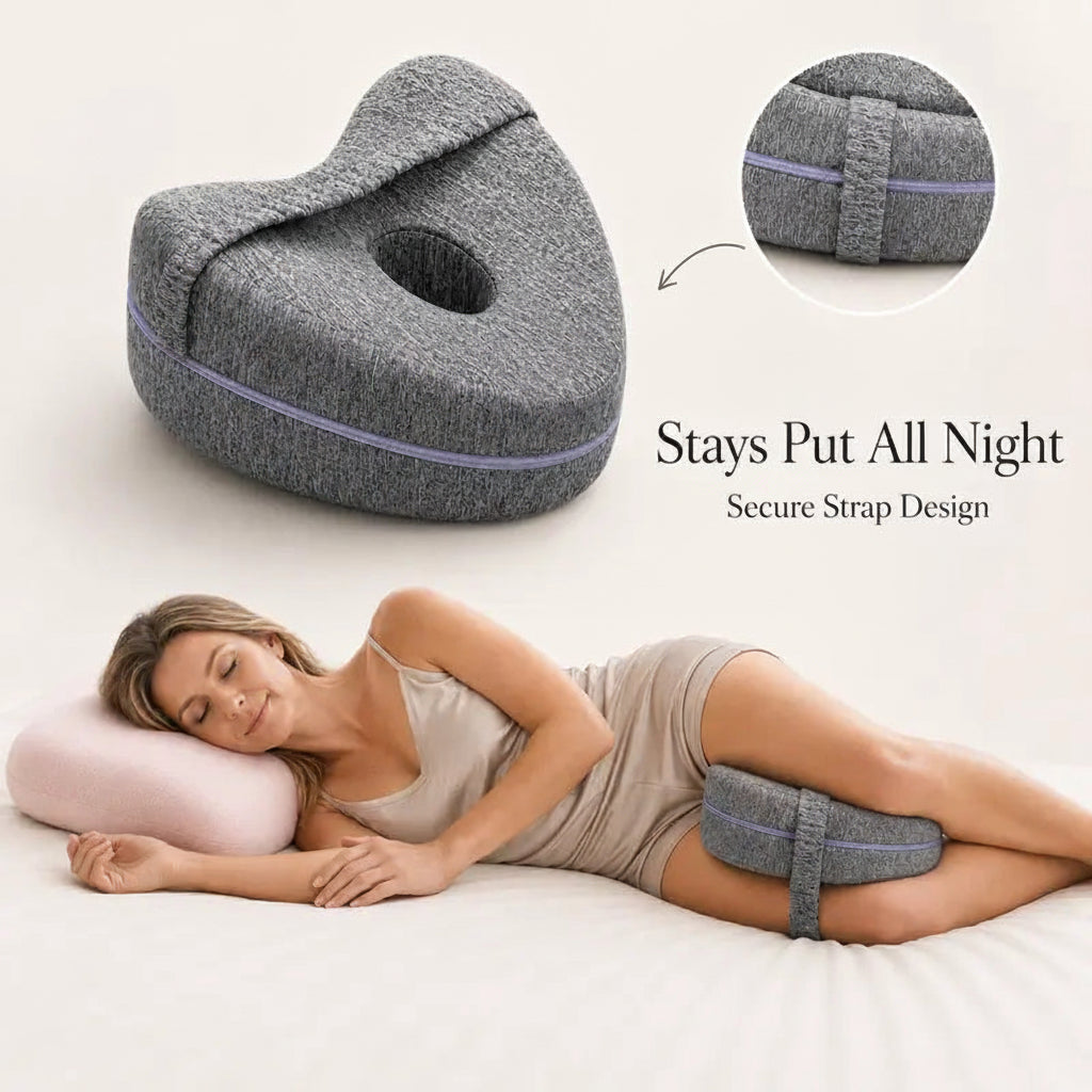 Orthopedic Memory Foam Knee Pillow for Side Sleepers