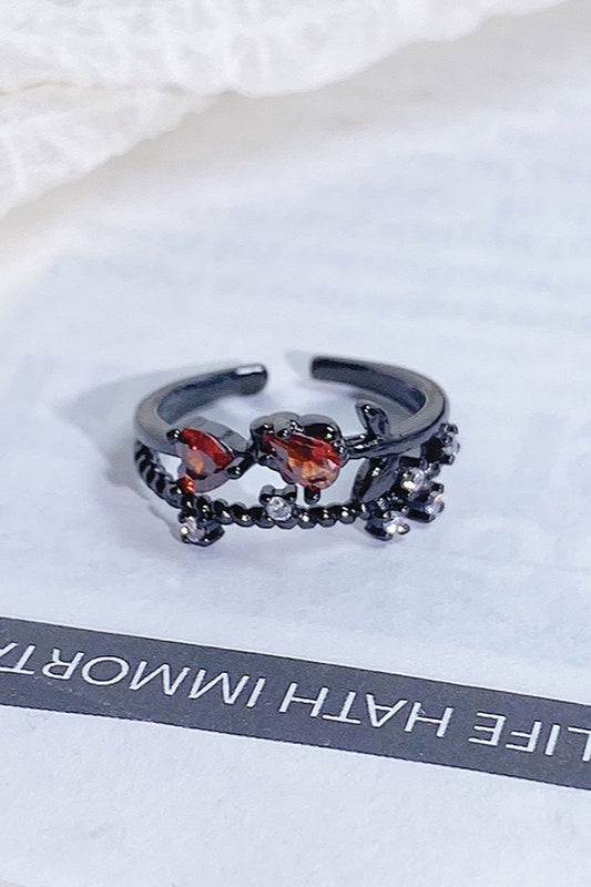 Retro Rhinestone Stackable Ring