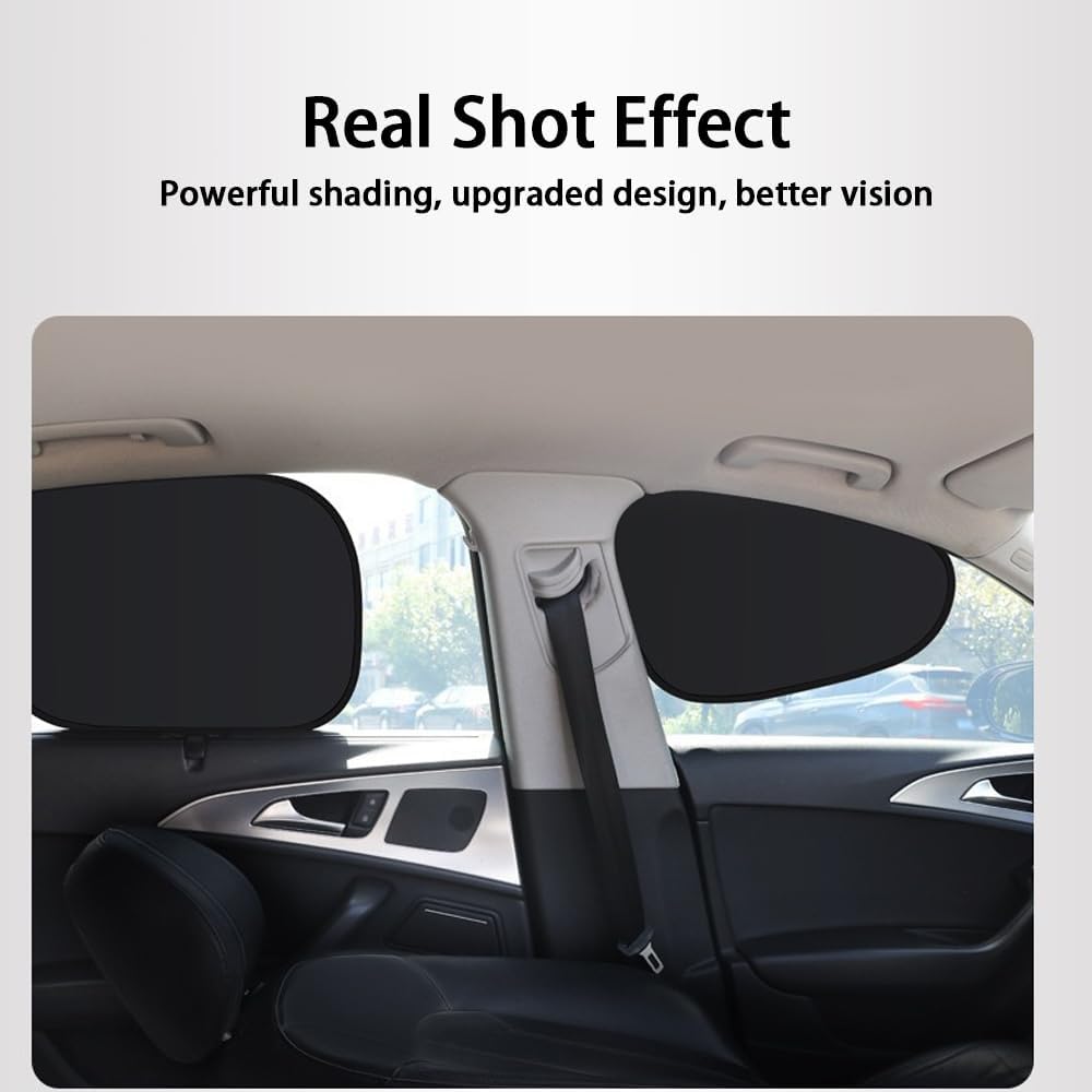 👉 Magnetic Car Window Privacy Sun Shade – UV Blocking & Heat Insulation (4-Pack)