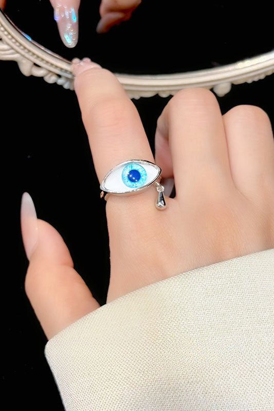 Teardrop Eye Unique Delicate Ring