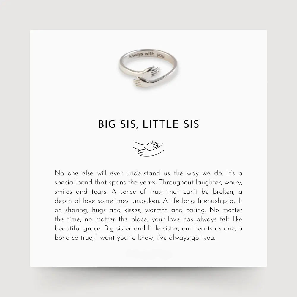 To My Sister - Hug Ring