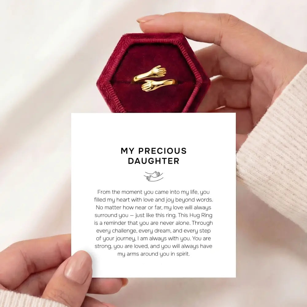 My Precious Daughter - Gold Hug Ring