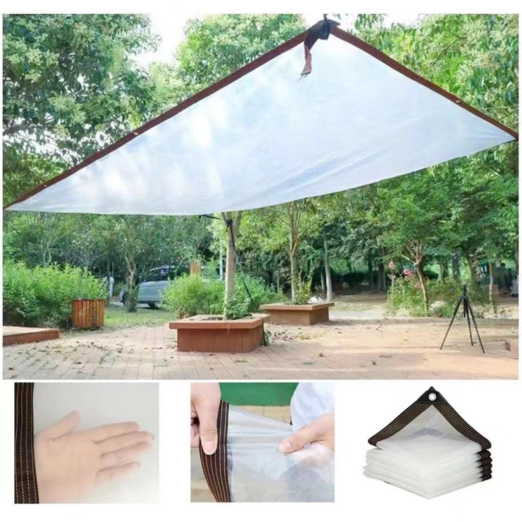 2026 Summer Hot Sale 49% OFF- Clear Waterproof PVC Tarp – Heavy-Duty All-Weather Protection Cover🌧️