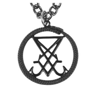 collar Sigil Of Lucifer Black