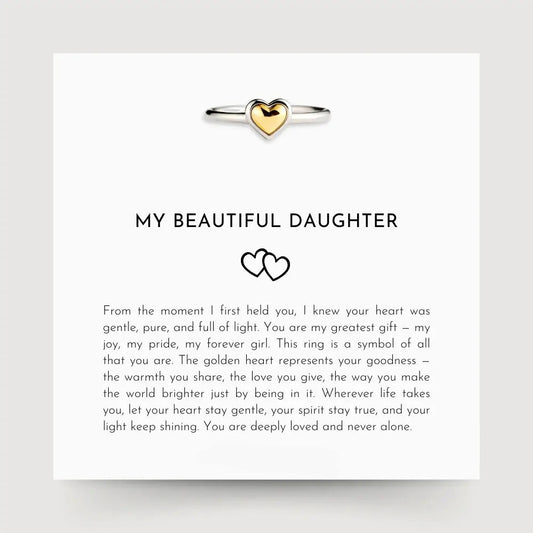 My Beautiful Daughter - Pure Heart Ring