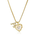 Personalized Initial Heart Necklace For Her