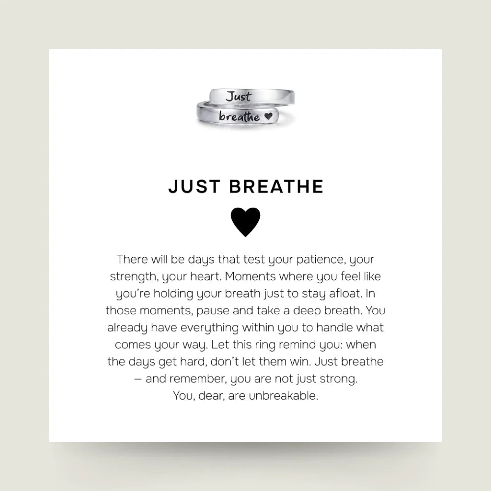 Just Breathe Ring