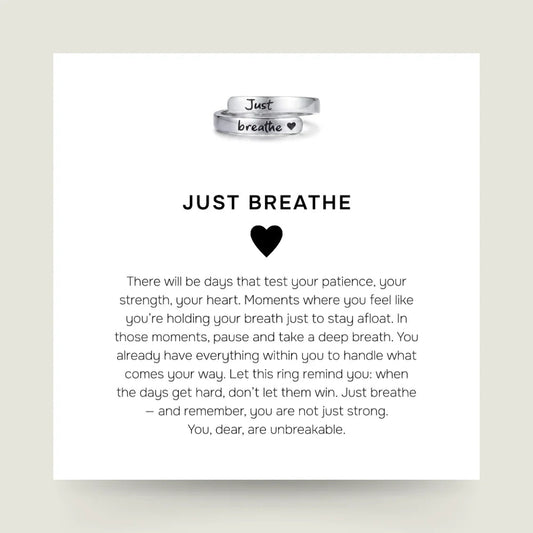 Just Breathe Ring