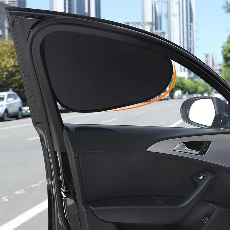 👉 Magnetic Car Window Privacy Sun Shade – UV Blocking & Heat Insulation (4-Pack)