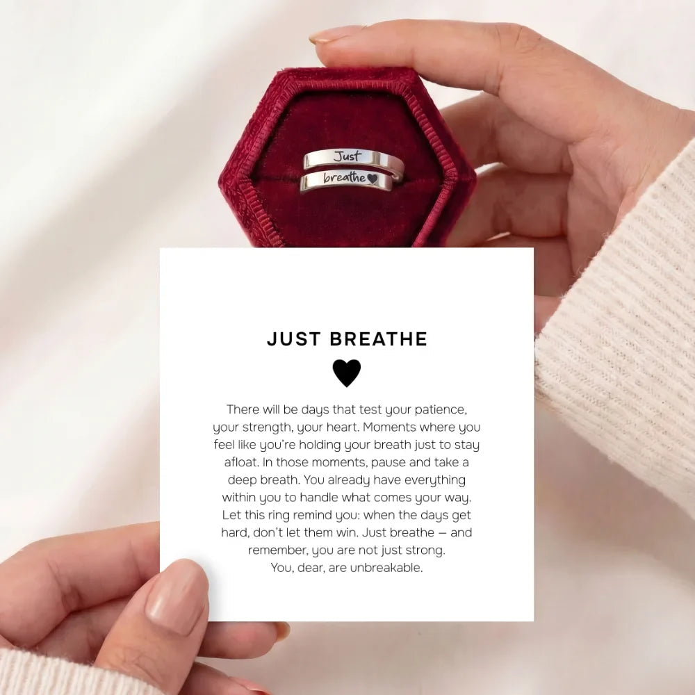 Just Breathe Ring