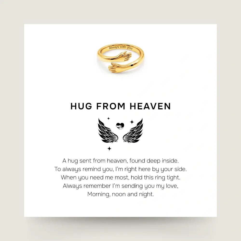 Wrapped in Love - Gold Hug Ring