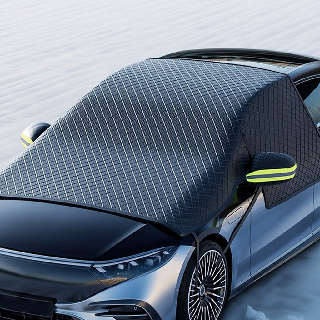 Windshield Snow Cover With Side Window and Mirror Protector, Car Windshield Cover for Ice and Snow Suitable for Most Vehicle Car SUV etc.