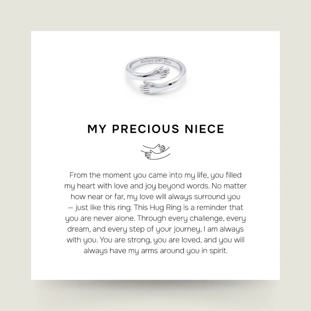 My Precious Niece - Hug Ring