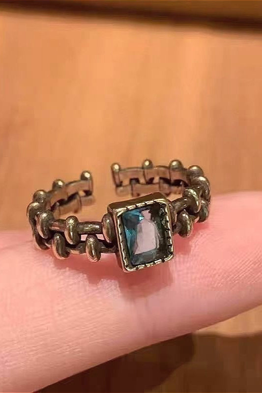 Retro Niche Court Style Stackable Ring
