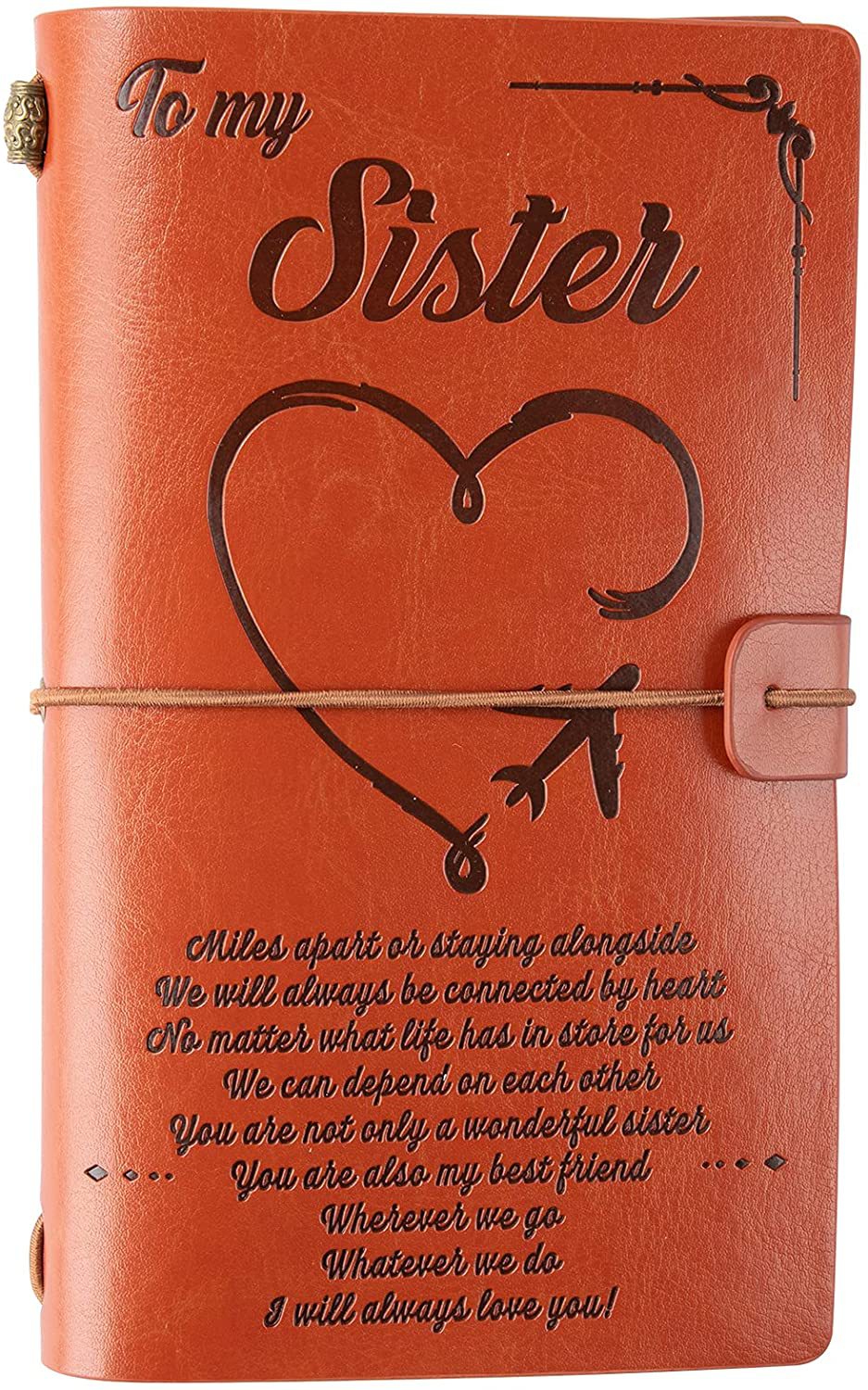 ❤️Best Gift🎁-Leather Writing Journal With Inspirational Quotes📒