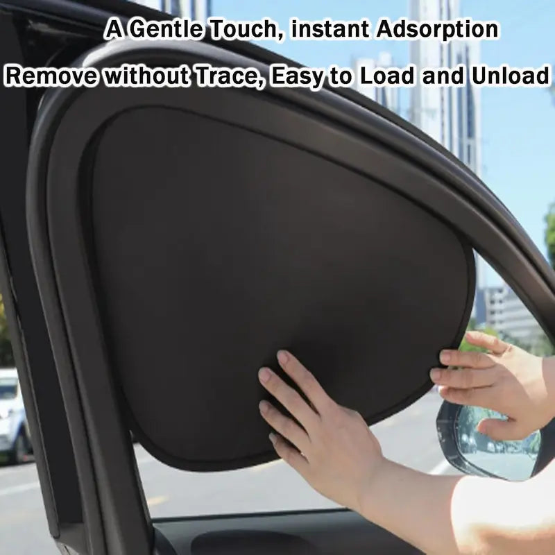 👉 Magnetic Car Window Privacy Sun Shade – UV Blocking & Heat Insulation (4-Pack)