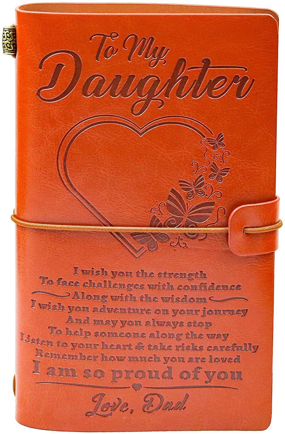 ❤️Best Gift🎁-Leather Writing Journal With Inspirational Quotes📒