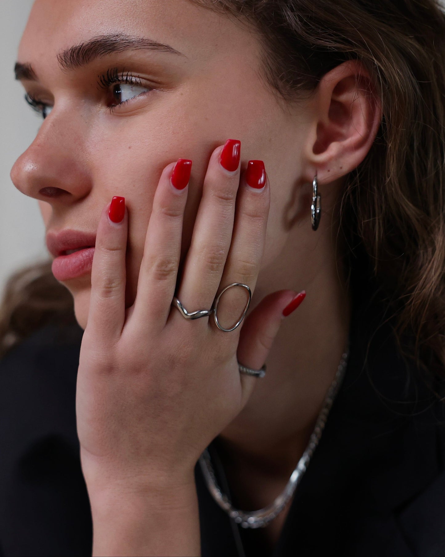 Monica - Ring - Stainless Steel - Adjustable