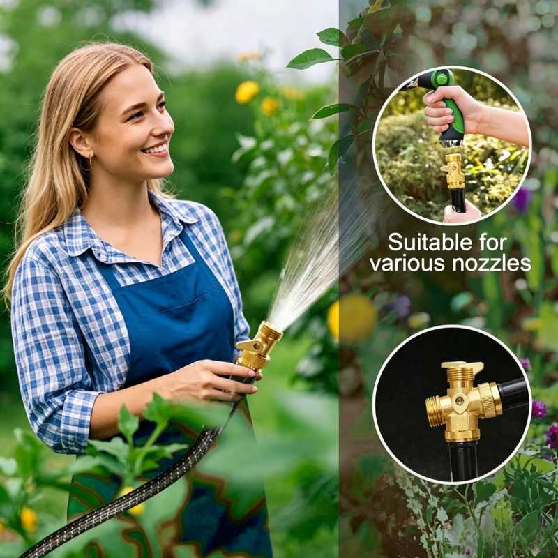 💦 Ultra-Flexible Expanding Water Hose – Kink-Free 3X Stretch Garden Hose with Multi-Function Spray Gun