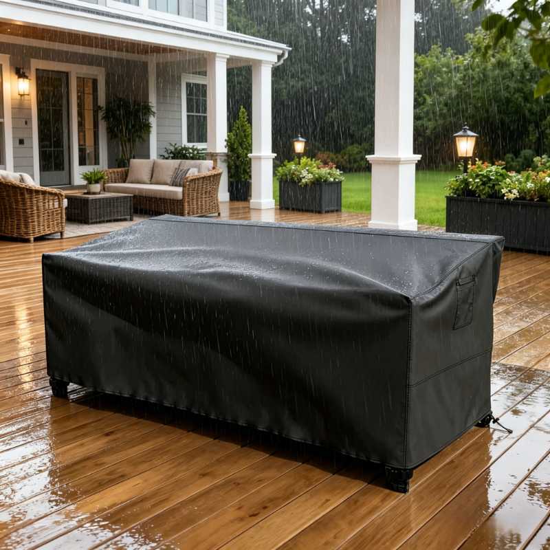 🏡 Heavy-Duty Patio Furniture Cover – Waterproof UV & Wind Resistant Protection