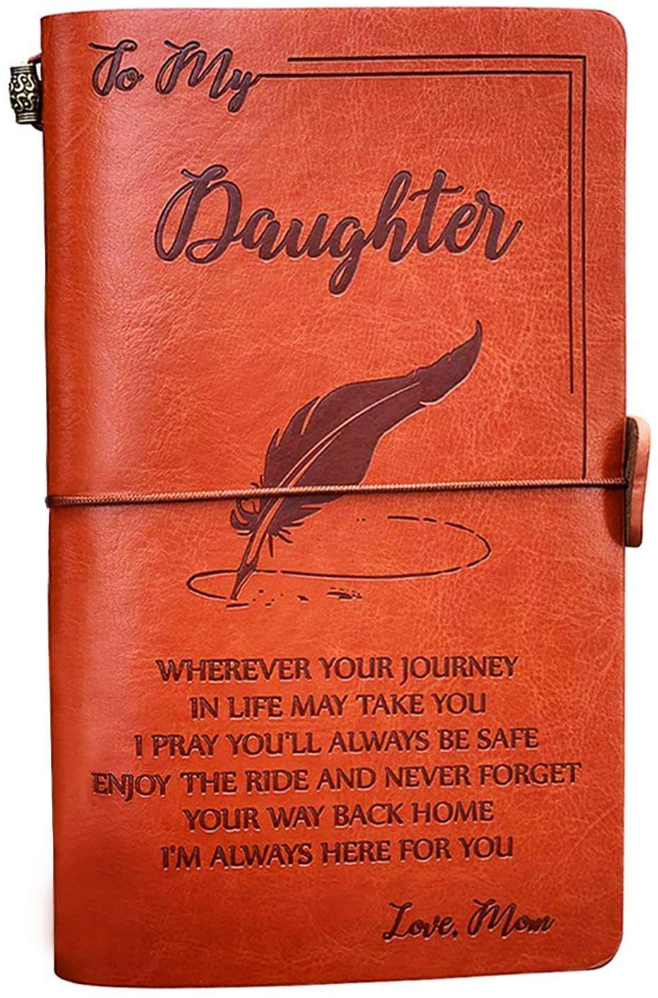 ❤️Best Gift🎁-Leather Writing Journal With Inspirational Quotes📒
