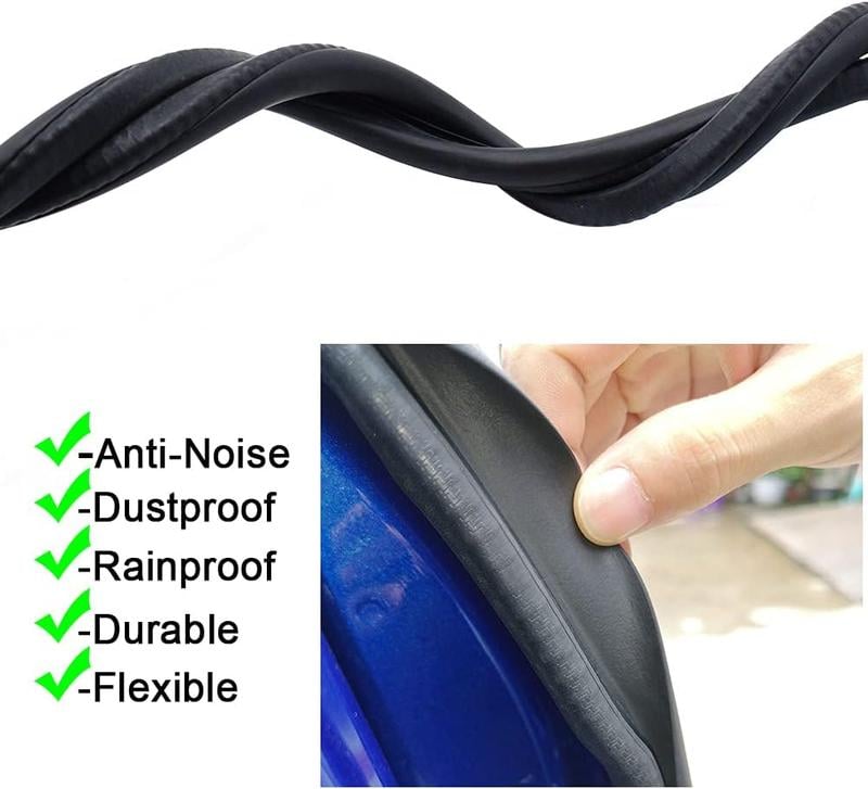 🚗🔇 49% OFF Today | Car Door Seal Strip (2PCS) – Block Noise, Stop Drafts & Upgrade Driving Comfort