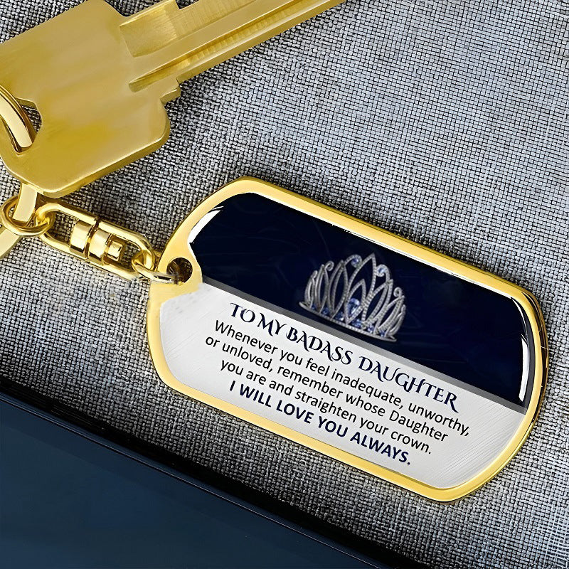 💖Keepsake for Granddaughter Keychain