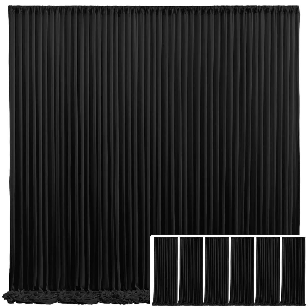 ✨ Elegant Backdrop Curtains – Soft Polyester Drapes for Wedding, Party & Home Decoration (Easy Setup & Reusable)